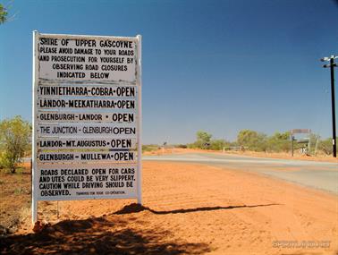 Gascoyne Junction Road Sign, Western Australia